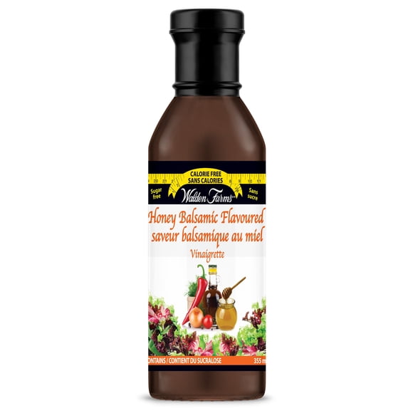 Walden Farms Vinaigrette pour Salade, Miel et Balsamique, 12 fl oz