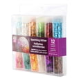 thumbnail image 4 of UNIQUE CREATIVE ART Sparkling Glitter set, 12 colours, Vibrant, DIY, Crafts, 4 of 5
