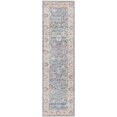thumbnail image 1 of Unique Loom Noble Zone Frontière Botanique Tapis 2' 7 x 10' Coureur Bleu/beige, 1 of 1