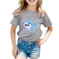 thumbnail image 1 of TZEWGL Tees For Child Cute Graphic Short Sleeve Ocean Print Clothes For Toddlers size 3-4T, 1 of 3