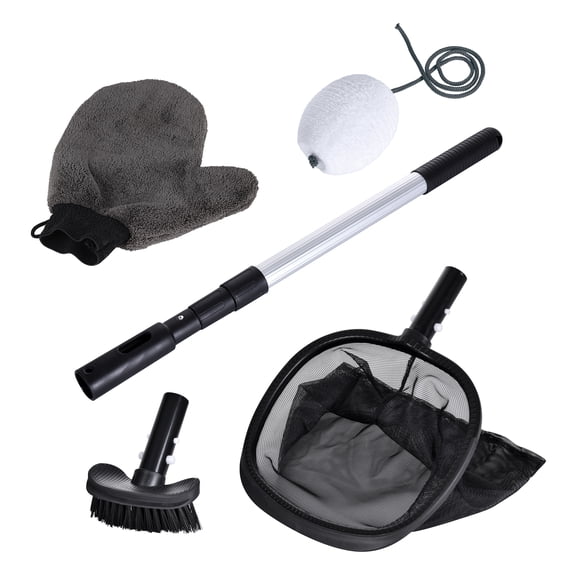 Mainstays Plastic 5-Piece Small Pool and Spa Maintenance Kit - 22" x 3.5" x 13.5"