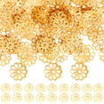 thumbnail image 1 of 1200 Pcs Embouts de Perles Fleur Embouts de Perles Entretoise Embouts de Perles Embouts de Perles de Collier pour Bricolage, 1 of 9
