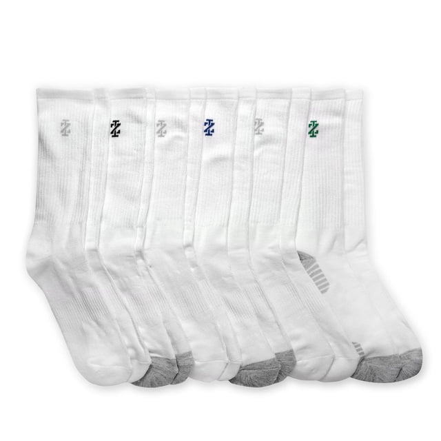 Izod Mens 6 Pack Crew Socks