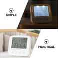 thumbnail image 2 of Digital Display Thermometer for Home Use Compact White ABS Material Easy to Stand or Hang 7.8 Inch, 2 of 9