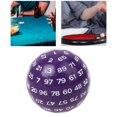thumbnail image 1 of pitrice Acrylic Dices Game Entertainment Family Polyhedral Dice Purple, 1 of 9