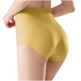 thumbnail image 4 of Womens Stretch High Waisted Seamless Underwear No Show Tummy Control Panties Soft Postpartum Full Coverage Briefs, 4 of 7