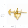 thumbnail image 2 of 14K Yellow Gold Faith, Hope and Charity Charm, 2 of 2