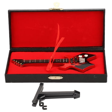 Modèle de Guitare Miniature, Mini Basse Simulée Classique Mini Basse Modèle de Mini Basse Qualité à Laquelle Vous Pouvez Faire Confiance