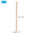 thumbnail image 2 of Unique Bargains 1/4 x 6 Inch Dowel Rods Wood Sticks Unfinished Wooden Dowel Rods Round Dowels Sticks 25 Pcs, 2 of 6