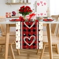 thumbnail image 3 of Coffee Tables for Living Room,Table Flags Set of 4 Sizes with Heart Design for Valentine's Day Wedding Anniversary Dinner Party Tabletop Decorations Home Living Room Decor Warm Ambiance, 3 of 6