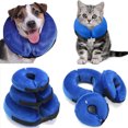 thumbnail image 3 of Kmbangi Colliers Gonflables pour Animaux de Compagnie Anti-Morsure PVC Confortable Récupération E-Collar Anti-Lick Fournitures pour Chiens Chats, 3 of 9