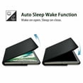 thumbnail image 3 of Étui Pivotant à Rotation à 360° pour Apple iPad Pro 13 Pouces 2024, Support à Angles Multiples, Couverture en Cuir PU, Réveil Automatique avec Sangle Élastique de Protection - Noir, 3 of 5