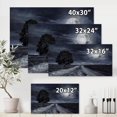 thumbnail image 4 of Designart Paved Road Under A Full Moon Canvas Wall Art, 4 of 4