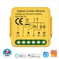 thumbnail image 1 of WIFI Intelligent Curtain Module Louver Switch Electric Motorized Curtain Roller Shutter Control Switch APP Remote Controls Compatible with and Assistant for Voice Control Gateways Needed, 1 of 7