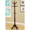 thumbnail image 2 of Monarch Specialties Coat Rack, Hall Tree, Free Standing, 11 Hooks, Entryway, 73"h, Bedroom, Wood, Brown, Transitional, 2 of 2