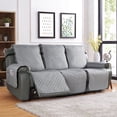 thumbnail image 4 of CHUANK Housse de Causeuse Inclinable, Housse de Sofa Inclinable Lavable, Protège-Meubles pour Chiens de Compagnie, Gris Bleuâtre, 4 of 7