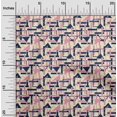 thumbnail image 1 of oneOone Cotton Flex Fabric Square & Triangle Geometric Decor Fabric Printed BTY 40 Inch Wide, 1 of 4