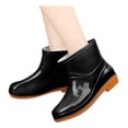 thumbnail image 3 of Bottes de Pluie en Caoutchouc pour Femmes, Bout Rond, Imperméables, Bout Moyen, Talon Bas, Bottes de Pluie à Boucle, Femmes, Bottes pour Femmes, 3 of 6