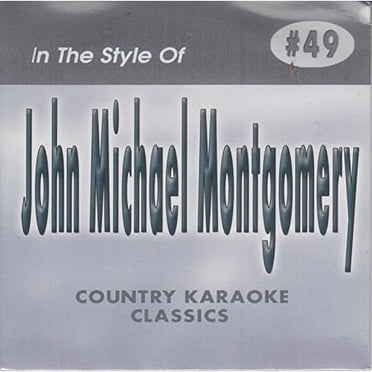 JOHN MICHAEL MONTGOMERY Country Karaoke Classics CDG Music CD
