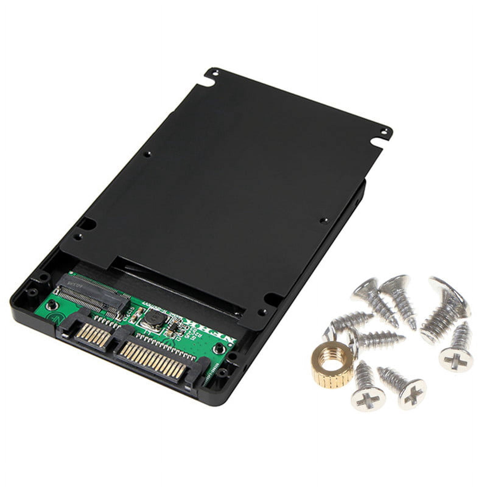 1 x NGFF to SATA Solid State Hard Drive Box with Screw, B Key M.2 NGFF (SATA) SSD To 2.5" SATA3 Adapter Hard Drive Set