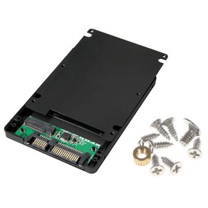 1 x NGFF to SATA Solid State Hard Drive Box with Screw, B Key M.2 NGFF (SATA) SSD To 2.5" SATA3 Adapter Hard Drive Set