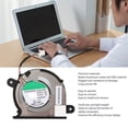 thumbnail image 4 of Laptop Internal Cooling Fan, Notebook Computer CPU GPU Cooling Fan Easy to Operae Laptop Cooling Fan Replacement Compatible for  XPS 2020 13 9300 9310 0WX28K 0FRK0V, 4 of 7