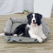 Cheapark Pet Bed Cat Dog Bed Rectangle Thick Warm Pet Mat Soft Cushion For Dogs Cats All Season Indoor Cozy Sleeping Pad Style A