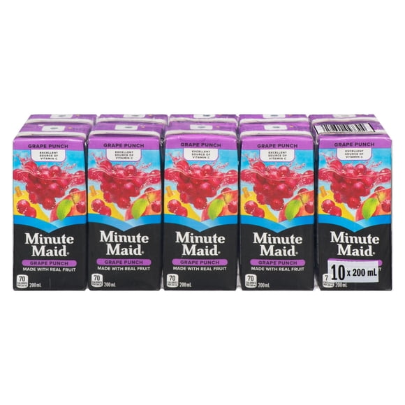 Minute Maid Punch aux Raisins 10x200ml