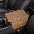 thumbnail image 2 of Riforla Upgraded Car Center Console Cover Microfiber Leather Car Armrest Cover Cushion with 2 Storage Bags Universal Car Armrest Storage Box Car Interior Accessories for Most Vehicles Car Storage Bag, 2 of 7
