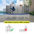 thumbnail image 2 of Costway 8FT Trampoline Safety Net Replacement Protection Enclosure Net, 2 of 8