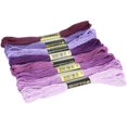 thumbnail image 1 of CHUANK 8Pcs 7.5m Thread Cross Stitch Embroidery Cotton DIY Craft Sewing Skeins for Cross Stitch, 1 of 8