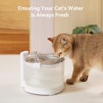 thumbnail image 4 of Cheerble Pumpless Cat Water Fountain L/oz E Automatic Cat Water Dispenser for Cats & Dogs MagDrive™ Technology Dual Mode Dispensing No Cleaning Hassle No Electrical Leakage, 4 of 4