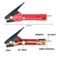 thumbnail image 3 of Carbon Gouging Torch Air Carbon Arc Gouging Rods Electrode Holder Clamp 4-10mm, 3 of 8