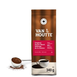 Van Houtte Mélange maison original, Rôti moyen, Café au sol, 340g