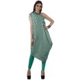 thumbnail image 3 of Moomaya Robe Kurti à une Épaule Imprimée pour Femme, Sans Manches, à Col Bénitier, Style Bohème, Tenue de Soirée de Designer, 3 of 7