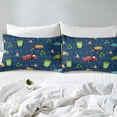 thumbnail image 4 of YST Kids Sheet Set Twin Size Garbage Truck Bed Sheets Set, Cartoon Car Vehicles Sheets For Boys Girls Trash Waste Management Vehicle Bed Set Refuse Classification Top Fitted Sheet, 4 of 5