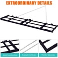thumbnail image 4 of OUYAWEI 4FT Drag Harrow for ATV Tractor UTV Heavy Duty Tow Behind Driveway Grader 6FT Chain Link Landscape Rake Green, 4 of 6