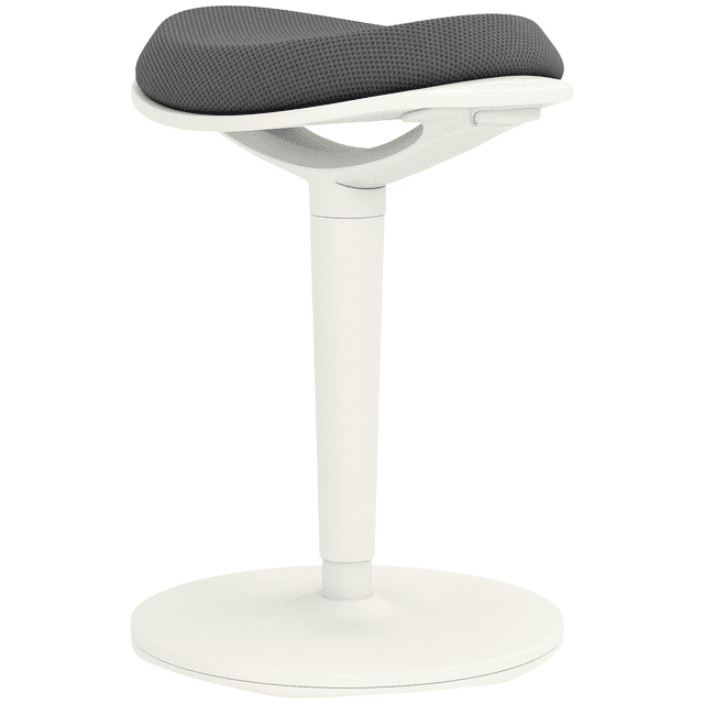 HOMCOM Mesh Ergonomic Wobble Stool for Standing Desks, with Rocking, Grey