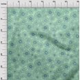 thumbnail image 3 of oneOone Georgette Viscose Light Mint Green Fabric Abstracts Craft Projects Decor Fabric Printed By The Yard 42 Inch Wide, 3 of 5