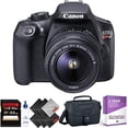 thumbnail image 2 of Canon EOS Rebel T6 DSLR Camera +18-55mm and 75-300mm Lenses Kit + 64GB Memory Ca, 2 of 3
