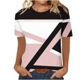 thumbnail image 1 of Birdeem T-Shirts à Imprimé Mode pour Femmes Manches Courtes Blouse Ample Col Rond T-Shirt Hauts, 1 of 12