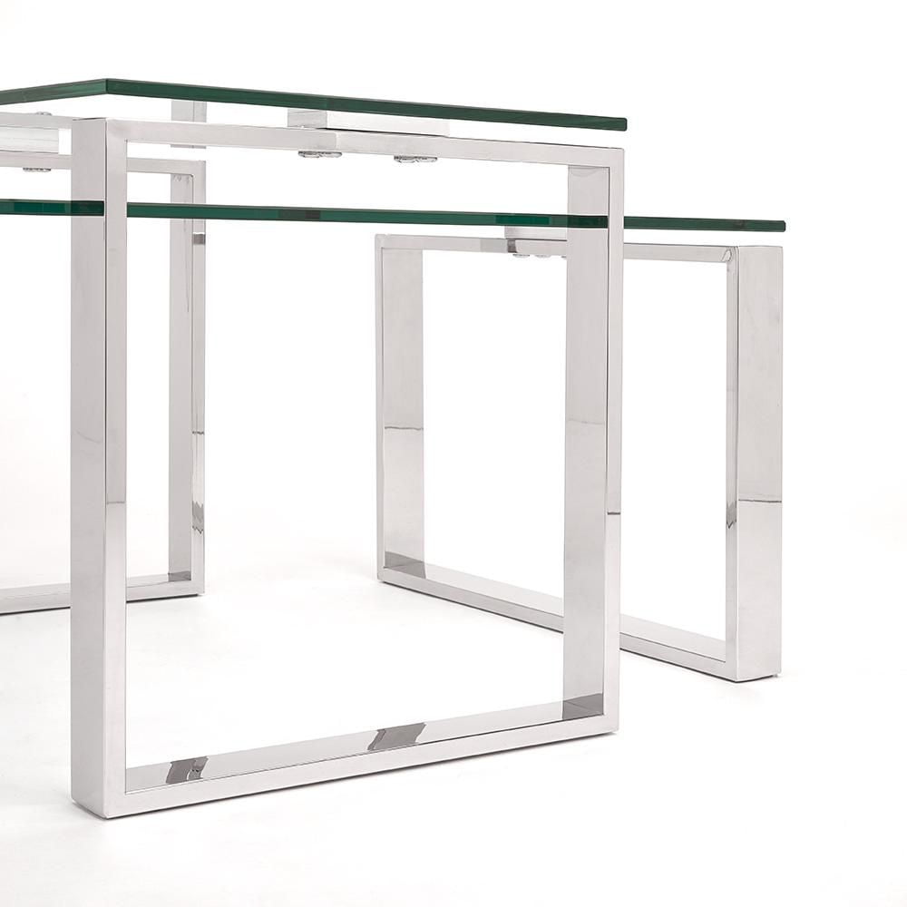 Home Gear Table basse gigogne 2 pièces