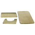 thumbnail image 1 of Luzkey 3 Pieces Bathroom Rug Soft Carpet Absorbent Polyester Machine Washable Floor Mat Anti Slip for Washrooms Bathrooms Spas Decor green, 1 of 7