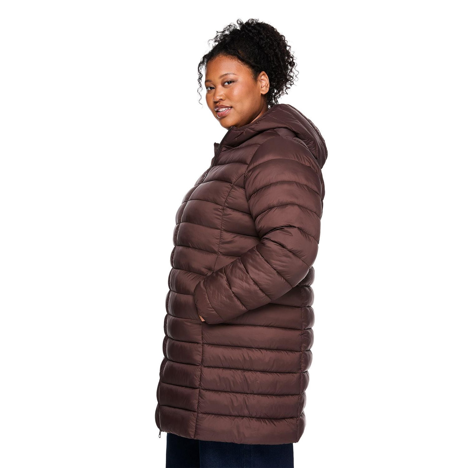 Doudoune compressible longue George Plus pour femmes