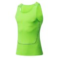 thumbnail image 1 of WMTBSRSW Men's Athletic Compression Shirts Quick Dry Sleeveless Workout Tank Top Seamless Sports Base Layer Shirt for Running Basketball, 1 of 2