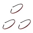 thumbnail image 1 of serony Bandeau pour le Visage Lavage Bandeau Faux Cuir Style Simple Multicolore Fournitures à la Maison Accessoires de Mode Bandeaux pour les Femmes Rouge 3Set, 1 of 6