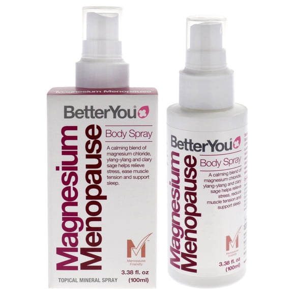 Menopause Body Spray by BetterYou for Women - 3.38 oz Body Spray