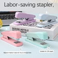 thumbnail image 5 of JWshufel Efficient Universal Handheld Stapler for Office Moms Teachers MACOS Metal Labor Saving Stapler with Ergonomic Design Bind 25 Sheets Reduce Strain for Use Compact Lightweight, 5 of 5