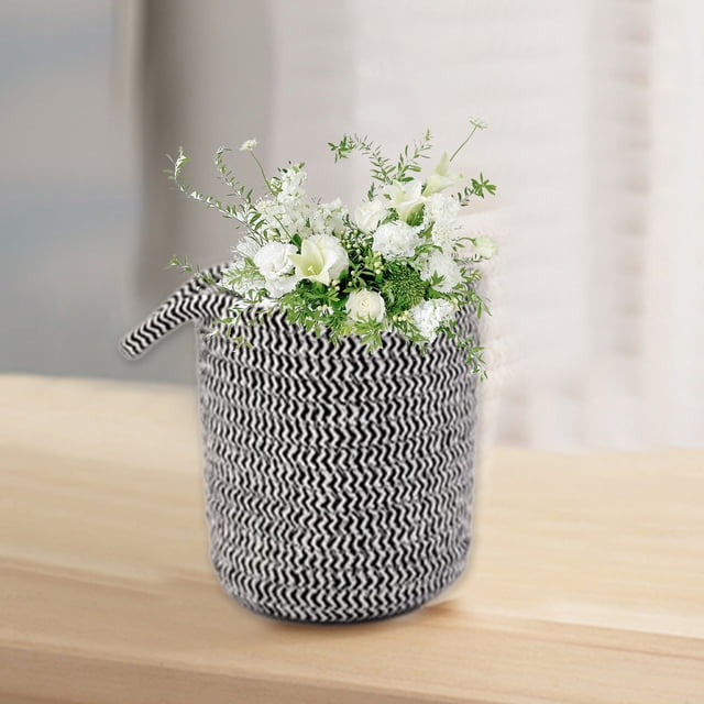 Birdeem Woven Baskets for Storage,Small Storage Basket,Hanging Basket Kitchen Storage Basket Entrance Snack Basket Cosmetic Storage Box Hanging Rope Woven Storage Basket Home Storage Basket