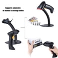thumbnail image 3 of Lecteur de Codes-Barres 1D Portable Sans Fil Automatique/manuel 2,4 g Prenant en Charge la Numérisation Inverse de Codes-Barres avec Récepteur USB, Support Ajustable pour Supermarché, Bibliothèque, Logistique, Express, 3 of 7